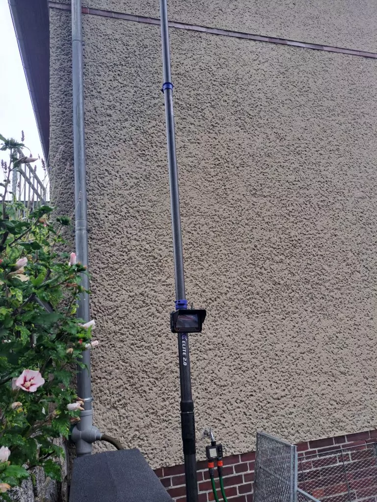 Dachrinnenreinigung Einsatz